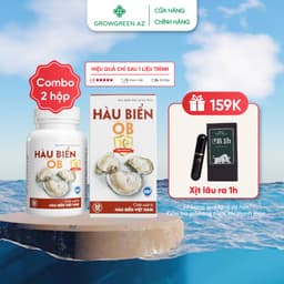Thumbnail 2 Hộp Tinh Chất Hàu Biển OB Tăng Cường Sinh Lý Nam, Tăng Chất Lượng Tinh Binh - Grow Green AZ 1
