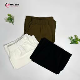 Thumbnail Quần Trung Niên MAI THY Q019, Mẫu Form Suông Ống Rộng Bigsize Chất Đũi Sang Trọng | Đồ Trung Niên U40 2