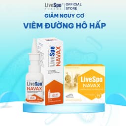 Thumbnail Combo 1 Bình xịt LiveSpo Navax chuyên dụng 20ml và 1 Hộp LiveSpo Navax sơ sinh (5 ống x 5ml) 1