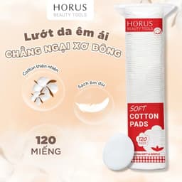 Thumbnail Horus Bông tẩy trang Soft Cotton Pads 120 pads 1