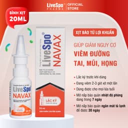 Thumbnail Combo 1 Bình xịt Navax 20ml và 2 Navax sơ sinh( 5 ống) giúp giảm viêm mũi, nghẹt mũi, sổ mũi 2