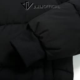 Thumbnail Áo khoác phao boxy nam nữ DWIN local brand dáng lửng cổ cao unisex trần bông dày dặn siêu ấm 4