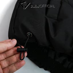 Thumbnail Áo khoác phao boxy nam nữ DWIN local brand dáng lửng cổ cao unisex trần bông dày dặn siêu ấm 3