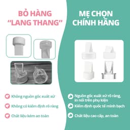 Thumbnail Van chân không máy hút sữa, sản xuất bởi Maymom | Tương thích máy Spectra, Unimom, Avent 3