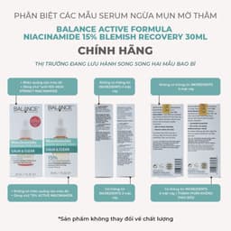 Thumbnail Serum mờ thâm và kiềm dầu Balance Active Formula Niacinamide 15% Blemish Recovery 30ml 4