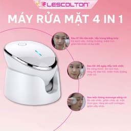 Thumbnail Máy đẩy tinh chất nâng cơ, máy rửa mặt - massage mặt 4in1 Lescolton vô cùng tiện lợi thế hệ 2025 - BẢO HÀNH 1 NĂM 4