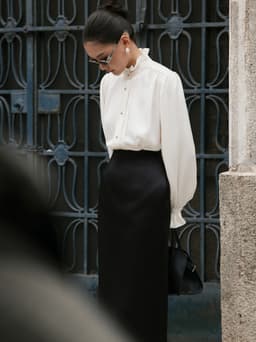 Thumbnail Áo sơ mi Delores Silk Blouse HUONG BOUTIQUE HBSM1161 4