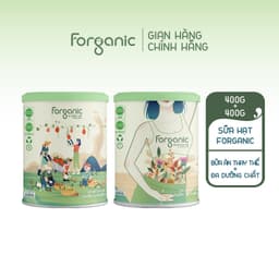 Thumbnail Combo Sữa hạt Forganic Bữa ăn thay thế 400G và Sữa hạt Forganic Đa dưỡng chất 400G 1