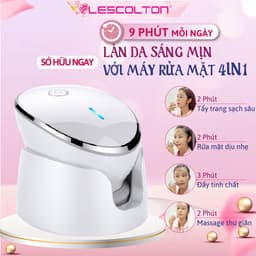 Thumbnail Chuột Rửa Mặt Lescolton 4 Trong 1 Làm Sạch Sâu Hiệu Quả, Kiêm Massage Nâng Cơ, Tẩy Trang, Trẻ Hóa Da - dùng mọi loại da 4