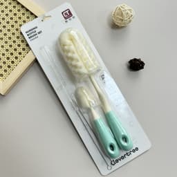 Thumbnail Cọ bình sữa núm ti Silicon, mút cao cấp gồm 4 chi tiết có tay cầm xoay 360 độ dùng cho mọi loại bình 3