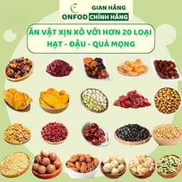 Thumbnail Các loại hạt dinh dưỡng sấy chín ONFOD hạt điều rang muối óc chó hạnh nhân macca yến mạch hạt bí hạt thông 3