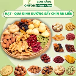 Thumbnail Các loại hạt dinh dưỡng sấy chín ONFOD hạt điều rang muối óc chó hạnh nhân macca yến mạch hạt bí hạt thông 1