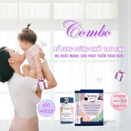 Thumbnail Combo Dinh Dưỡng Cho Mẹ Sau Sinh - Sữa Dinh Dưỡng, Vitamịn Và Sắt Cho Mẹ Giúp Ngừa Thiếu Máu Và Thiếu Chất 3