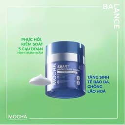 Thumbnail Kem Giảm Sạm Nám MOCHA giảm nám chuyên sâu SMART BRIGHTENING CREAM 30G tặng sửa rửa mặt 4