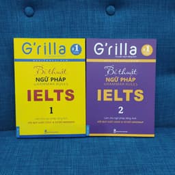Thumbnail Sách - Combo Bí thuật Ngữ pháp IELTS Grilla Tập 1 và 2 2