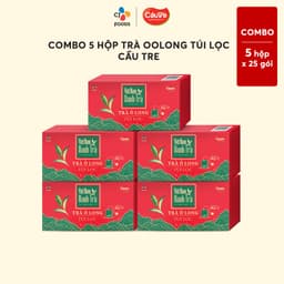 Thumbnail Combo Trà Oolong Túi Lọc Cầu Tre (3 hộp/ 5 hộp) - Thưởng thức & Pha chế (Trà túi lọc) 3