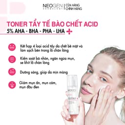 Thumbnail Bộ Đôi Toner Giảm Mụn và Serum Dưỡng Sáng 22% Vitamin C Kakadu + 5% Treatment Acid Neogen Dermalogy 4