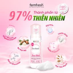 Thumbnail Bọt vệ sinh phụ nữ cao cấp Femfresh - Giúp Dưỡng Ẩm, chống viêm, ngăn ngừa nấm ngứa, nuôi dưỡng bảo vệ vùng kín - 150ml 1