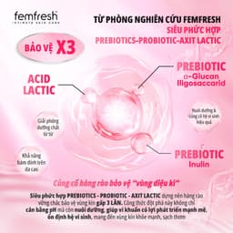 Thumbnail Bọt vệ sinh phụ nữ cao cấp Femfresh - Giúp Dưỡng Ẩm, chống viêm, ngăn ngừa nấm ngứa, nuôi dưỡng bảo vệ vùng kín - 150ml 3