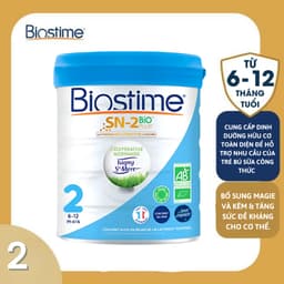 Thumbnail Sữa Bò Phát Triển Toàn Diện Cho Bé Biostime SN-2 Organic-Sữa Bột Cân Bằng Hệ Tiêu Hóa Bé -Sữa Tăng Sức Đề Kháng Cho Trẻ 4