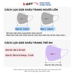 Thumbnail Khẩu trang 5D Kissy chống tia UV ngăn ngừa bụi mịn PM 2.5, ngăn mùi ô nhiễm được bộ y tế khuyên dùng 2