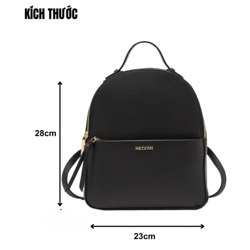 Ảnh Balo Nữ Mini Thời Trang MICOCAH Đi Học Đi Chơi Phong Cách Hàn Quốc Sang Chảnh MC19 (KÈM HỘP) 4