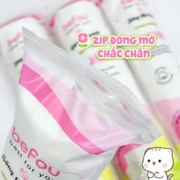 Thumbnail Bông tẩy trang Befou 100/234 miếng chất bông mềm mại tiện lợi 3