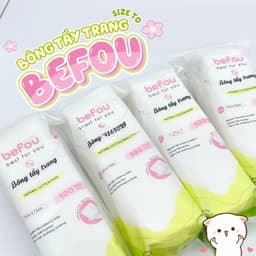 Thumbnail Bông tẩy trang Befou 100/234 miếng chất bông mềm mại tiện lợi 4