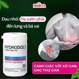 Thumbnail Viên bổ gan HYDRODOL LIVER HEALTH của Úc - Viên Thải Độc Mát Gan lọ 30 viên 3