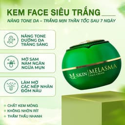 Thumbnail Kem Face Trắng Da MQ SKIN MELASMA Giúp Da Trắng Sáng Tự Nhiên Giảm Nám, Tàn Nhang 30g 2