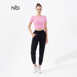 Thumbnail Quần Jogger Tập Yoga Gym Hibi Sports QD319, Kiểu Jogger Có Túi Phối 2 Bên 4