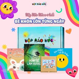 Thumbnail Hộp Háo Hức Bé khôn lớn từng ngày sách cho bé 3-6 tuổi giúp con rèn luyện thói quen tốt và gắn kết cả gia đình 1