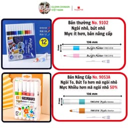 Thumbnail Bút Màu Acrylic Marker Cao Cấp Có Thể Vẽ Chồng Màu, Màu Sắc Tươi Sáng ,Vẽ Trên Mọi Chất Liệu - Bút Lông Màu 2