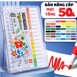 Thumbnail Bút Màu Acrylic Marker Cao Cấp Có Thể Vẽ Chồng Màu, Màu Sắc Tươi Sáng ,Vẽ Trên Mọi Chất Liệu - Bút Lông Màu 3