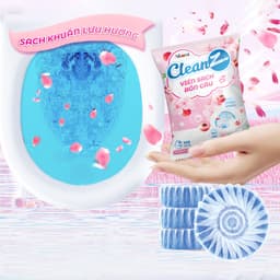Thumbnail Combo 12 Viên sạch bồn cầu CleanZ thả bồn cầu sạch khuẩn tẩy sạch mảng bám khử mùi diệt vi khuẩn toilet 3