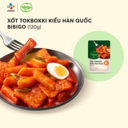 Thumbnail Xốt nấu Tokbokki Bánh Gạo Hàn Quốc Bibigo vị cay ngọt 120g - Nhập khẩu từ Hàn Quốc 1