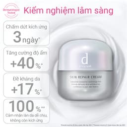 Thumbnail Combo làm sạch và phục hồi dProgram Essence Cleansing Foam 120g và Skin Repair Cream 45g 3
