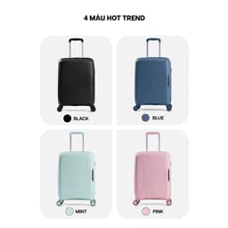 Thumbnail Vali Kéo MIAvn Larita ROTA - Size 20/24/28, Nhựa PP Dẻo Siêu Bền, Hạn Chế Bể Vỡ, Khoá TSA,Bảo Hành Trọn Đời 3