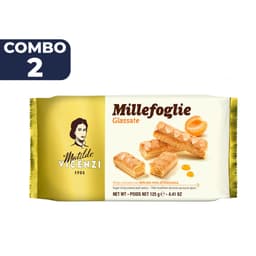 Thumbnail Bánh phồng giòn phủ đường và phủ mơ nhuyễn Vicenzi Millefoglie Ditalia Glassate Ý 125g 1