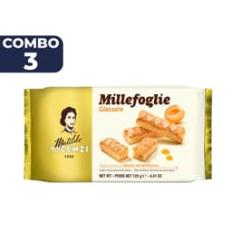 Thumbnail Bánh phồng giòn phủ đường và phủ mơ nhuyễn Vicenzi Millefoglie Ditalia Glassate Ý 125g 2