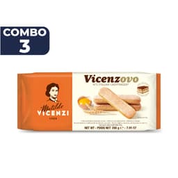 Thumbnail Bánh champagne thơm đậm mùi trứng tươi và vani làm bánh Tiramisu Ladyfingers Vicenzovo Vicenzi Ý 200g 4