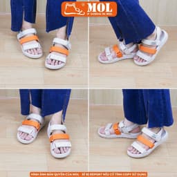 Thumbnail Sandal MOL Zenstep nam nữ unisex MS4G 3 quai ngang( Form nhỏ, khách lưu ý lấy tăng 1 size) 4