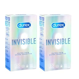 Thumbnail Bộ 2 hộp bao cao su Durex Invisible siêu mỏng size 52mm (10 bao/hộp) 1