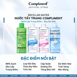 Thumbnail Nước Tẩy Trang Compliment 400ml Dành Cho Mọi Loại Da Nhaỵ Cảm Dầu Mụn 3