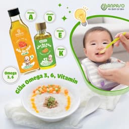 Thumbnail Combo Cháo Hạt Vỡ Công Thức Mabu và Dầu Cá Hồi Anpaso – Bổ Sung DHA Cho Thị Giác & Trí Tuệ cho bé từ 8 tháng tuổi 3