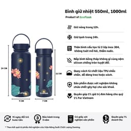 Thumbnail Set quà tặng bình giữ nhiệt EcoFlask thiết kế cao cấp chính hãng - Bảo hành 3 năm 2