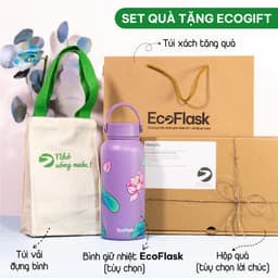 Thumbnail Set quà tặng bình giữ nhiệt EcoFlask thiết kế cao cấp chính hãng - Bảo hành 3 năm 1