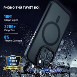 Thumbnail 𝗖𝗢𝗠𝗕𝗢 - Ốp LIKGUS Nhám Sạc Không Dây, Chống Sốc, Chống Vân Tay + Kính Cường Lực Chống Nhìn Trộm + Bảo Vệ Camera 3