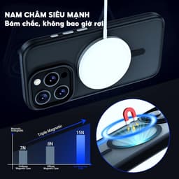 Thumbnail 𝗖𝗢𝗠𝗕𝗢 - Ốp LIKGUS Nhám Sạc Không Dây, Chống Sốc, Chống Vân Tay + Kính Cường Lực Chống Nhìn Trộm + Bảo Vệ Camera 2