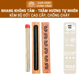 Thumbnail Nhang trầm hương Không Tăm cao cấp chất lượng OCOP, ISO 9001 Xưởng Mộc Việt - Ống khoảng 90 cây 1